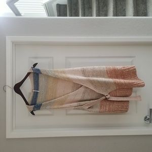 NWOT Free People belted sweater cardigan